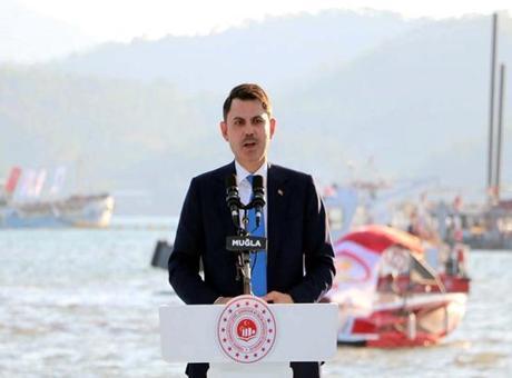 Bakan Kurum Fethiye'de konuştu: Denizlerimizin, kirletilmesine tahammülümüz yoktur