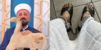 Ünlü imam Mekke'de gözaltına alındığını duyurdu!  Ayaklarından kelepçelendi