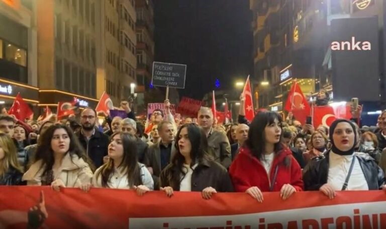 Trabzon'da “İmamilu'ya Özgürlük” sloganlarıyla yürümek!