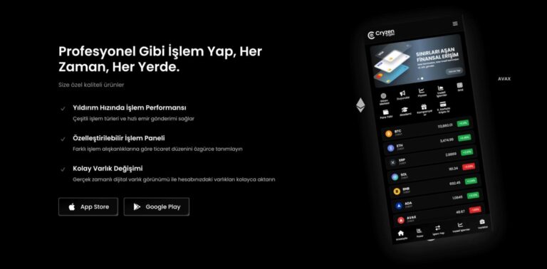 Cryzen crypto ile Türkiye’de güvenli ve şeffaf kripto yatırım deneyimi