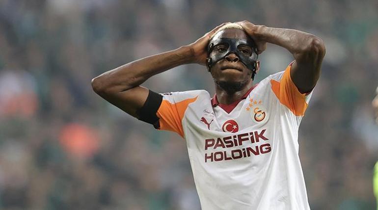 Galatasaray hazırlıklarını tamamladı Victor Osimhen...